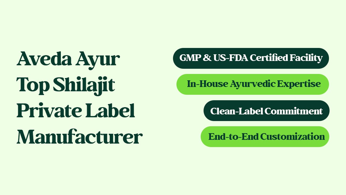 Private Label Manufacturer for Shilajit
