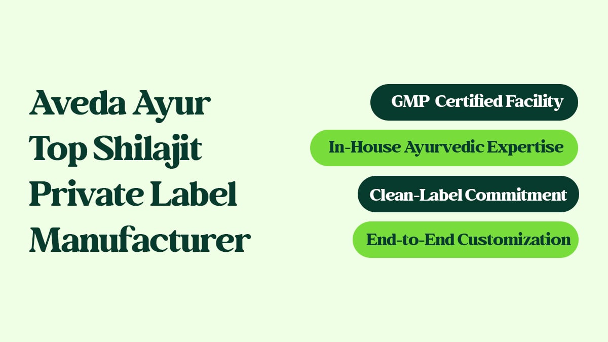 Top Private Label Manufacturer for Shilajit