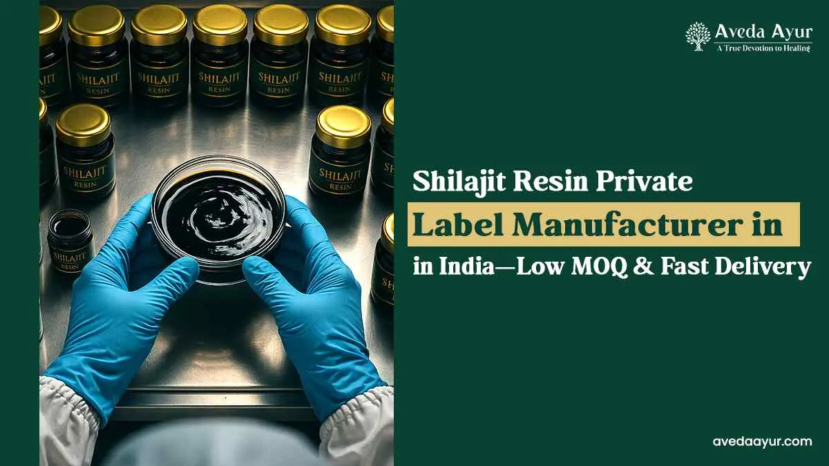 Shilajit Resin Private Label Manufacturer in India—Low MOQ & Fast Delivery