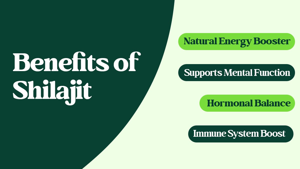 Benefits of Shilajit