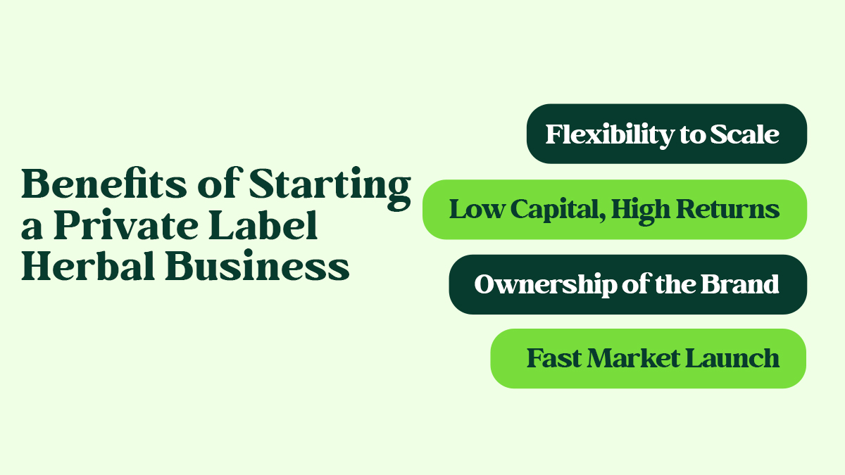 Benefits of Private Label Herbal Products