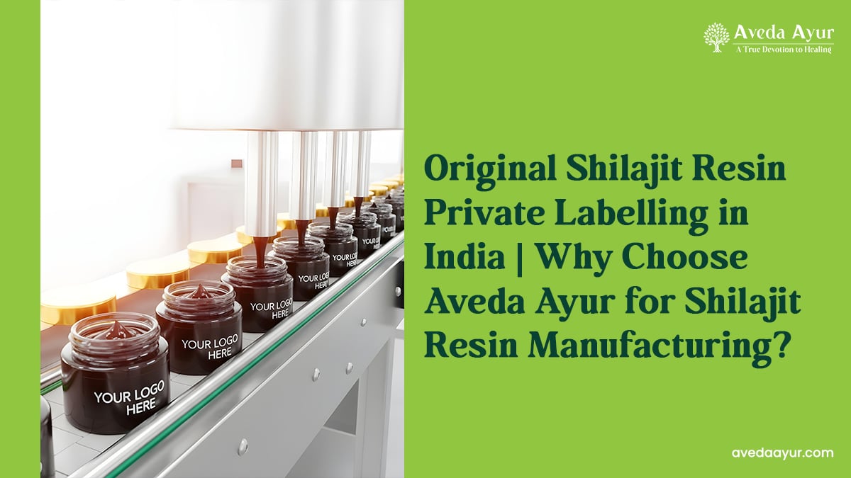 Original Shilajit Resin Private Labelling