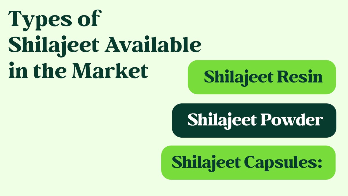 Types of Shilajeet