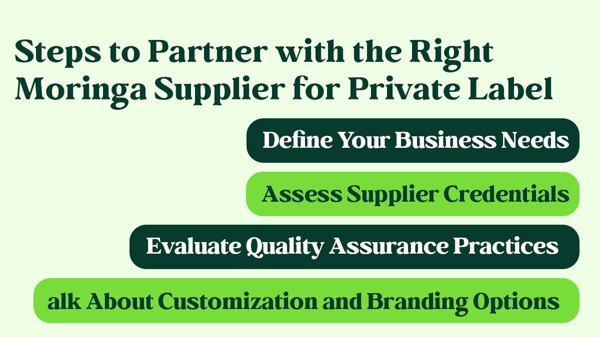 Moringa Supplier for Private Label