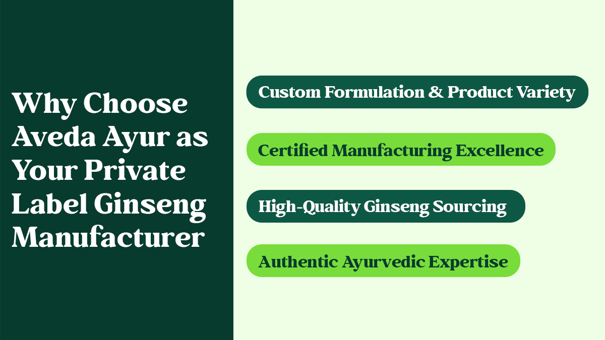 Private Labelling Ginseng Manufacturer