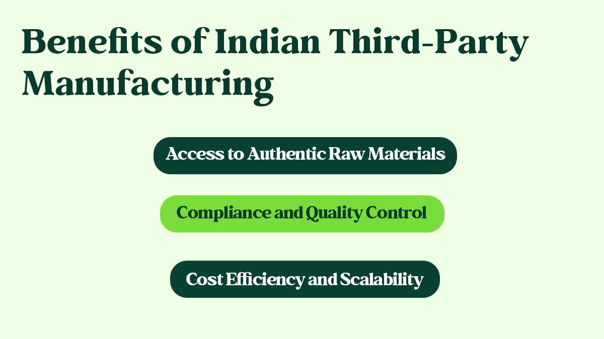 benefits Third-Party Manufacturing