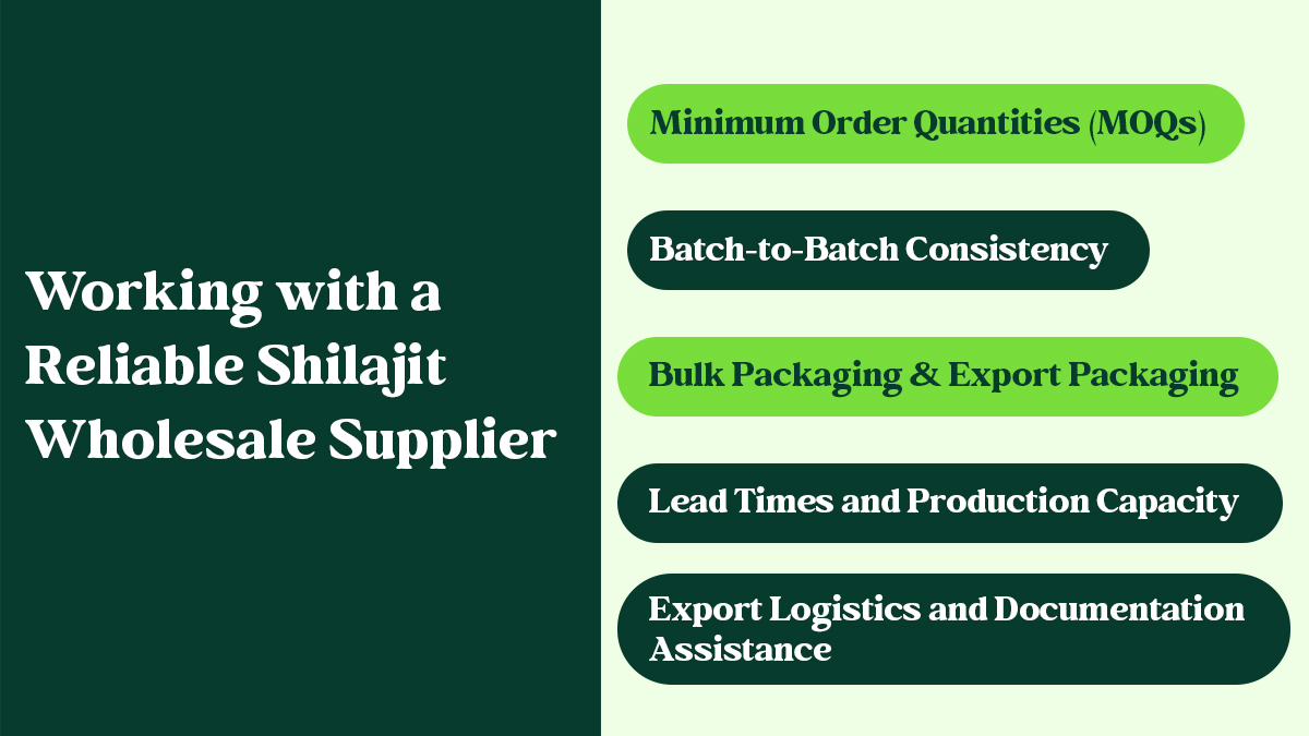 Shilajit Wholesale Supplier