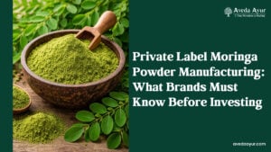 Private Label Moringa Powder Manufacturingc