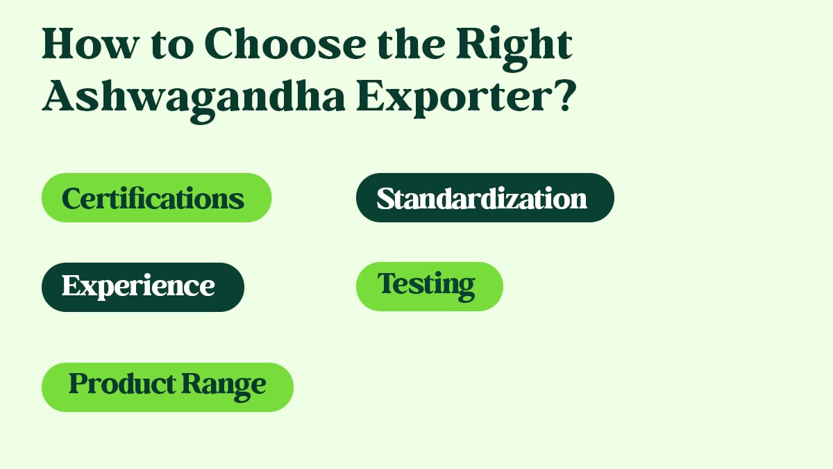 Ashwagandha Exporter