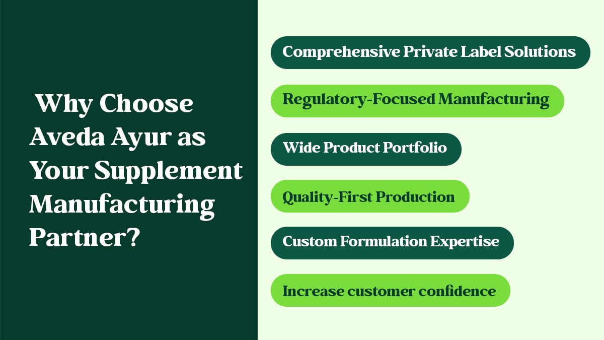 Supplement Manufacturing Partner