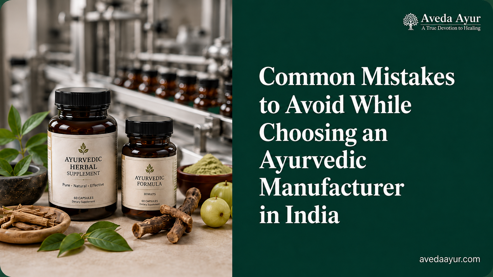 Ayurvedic Manufacturer in India