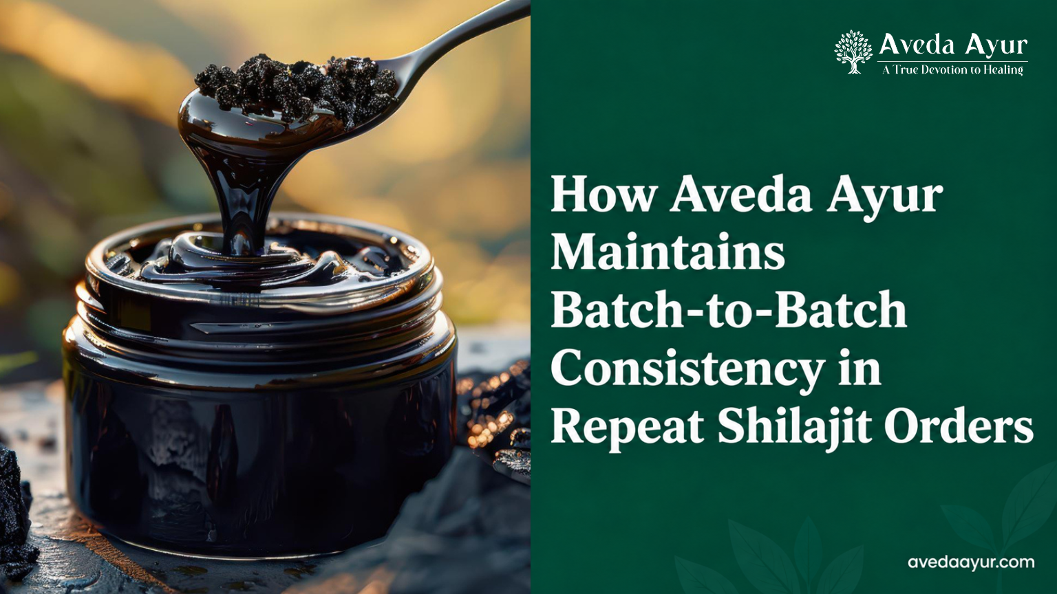 Batch-to-Batch Consistency in Repeat Shilajit Orders