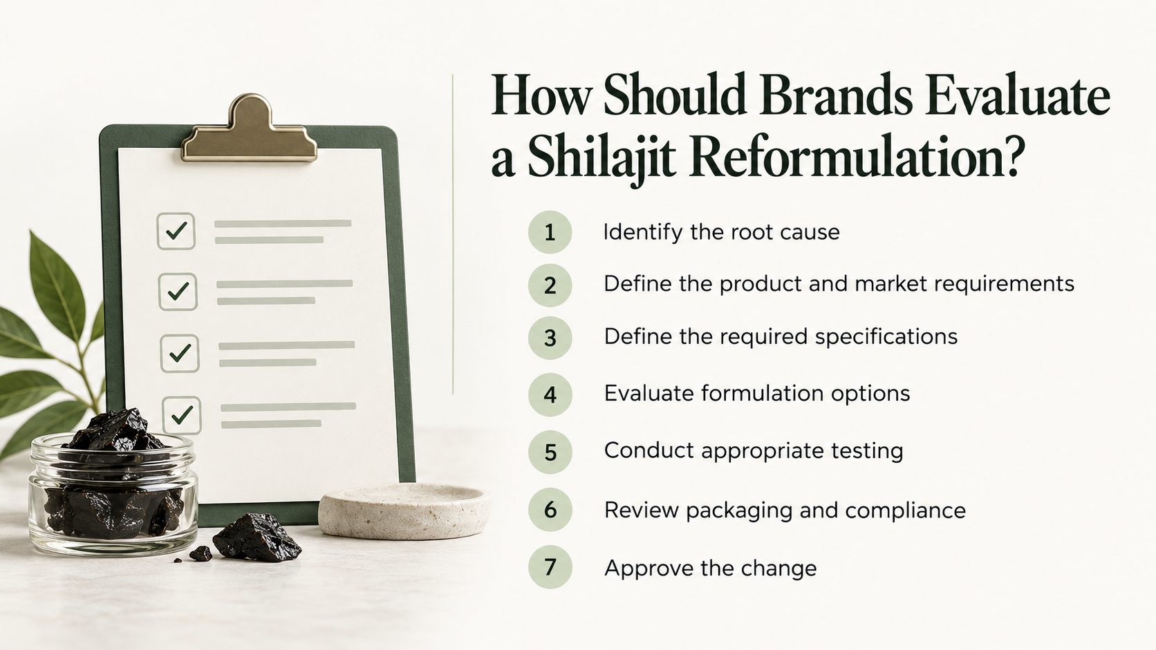 Brands Evaluate a Shilajit Reformulation