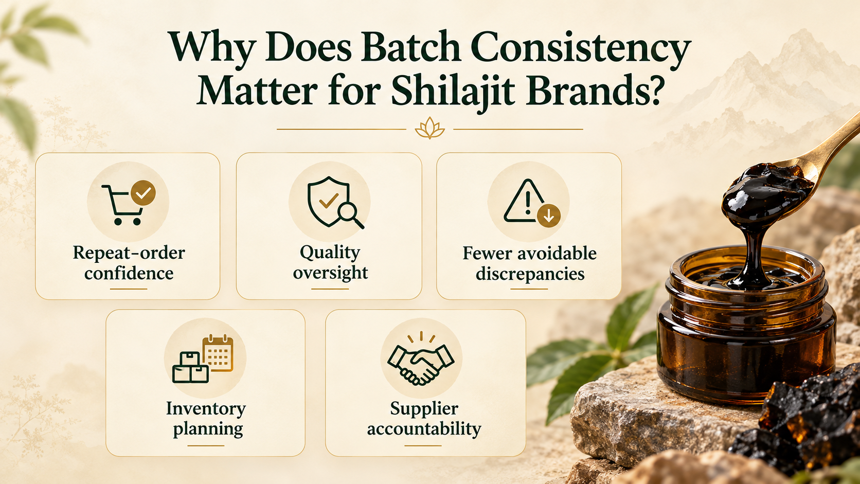 Batch Consistency Matter for Shilajit Brands